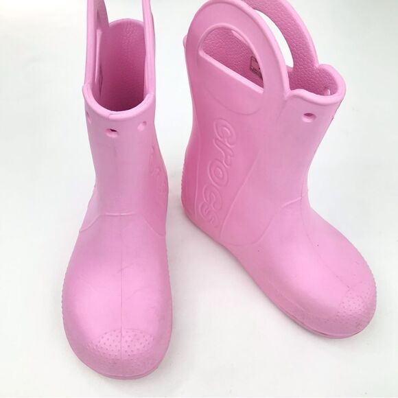 CROC Handle It Pink Lightweight Waterproof Shorty Boots - Picture 1 of 16